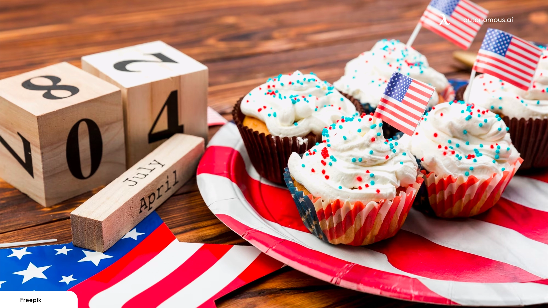 Red, White, and Blue Desserts - 4th of july activities