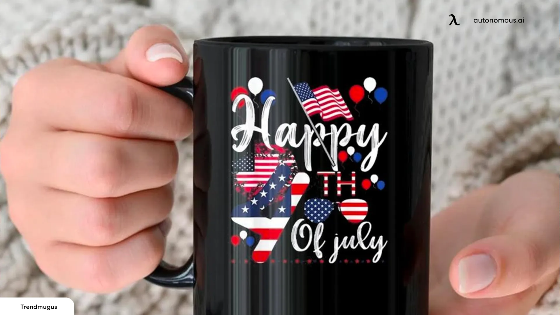 Customized Patriotic Mugs - Independence Day gifts