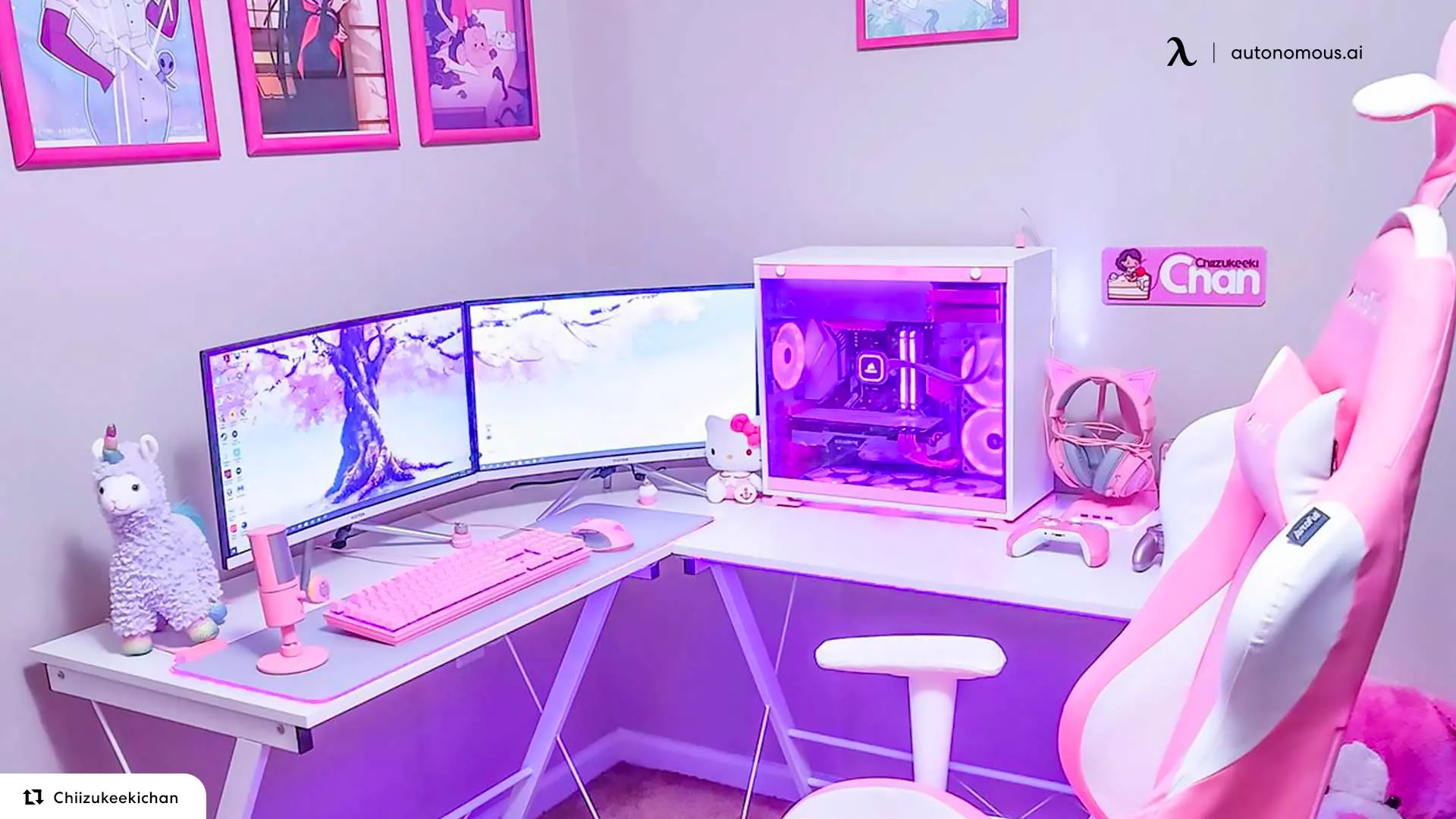 The Pink Theme for Gamer Girls - Japanese Gaming Setup