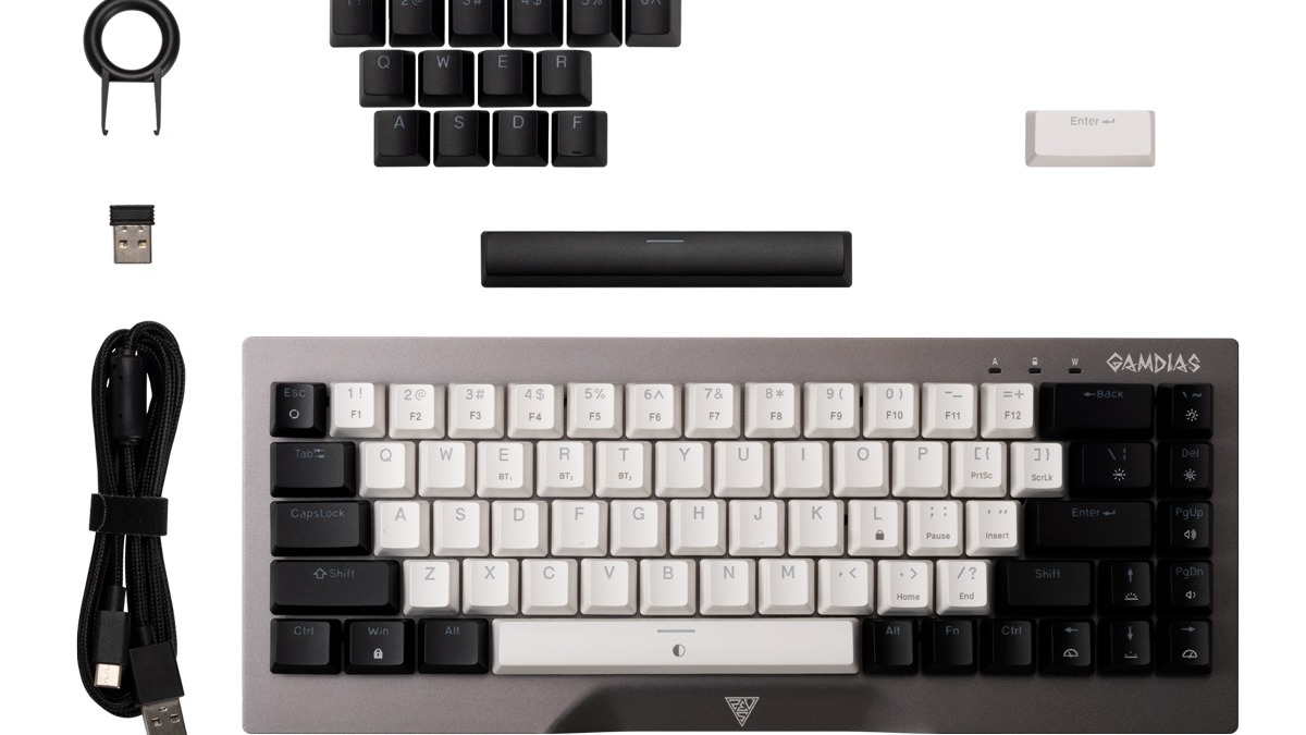 GAMDIAS Hermes M4 Hybrid Gaming Keyboard: GO BEYOND SIZE