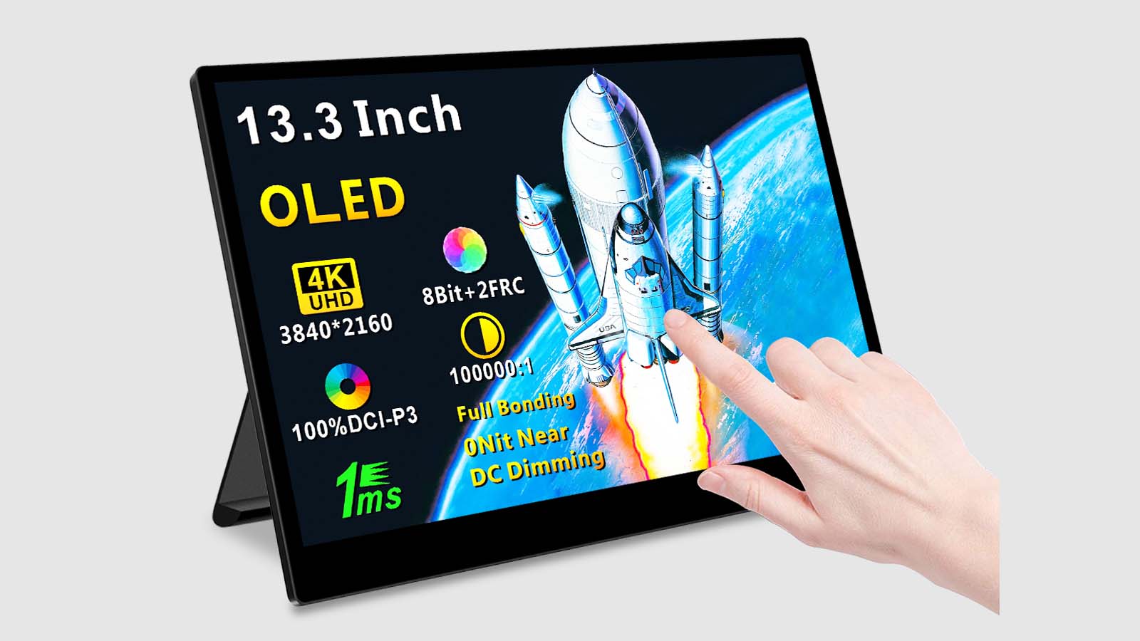 Magedok 13.3 Inch OLED 4K UHD Monitor