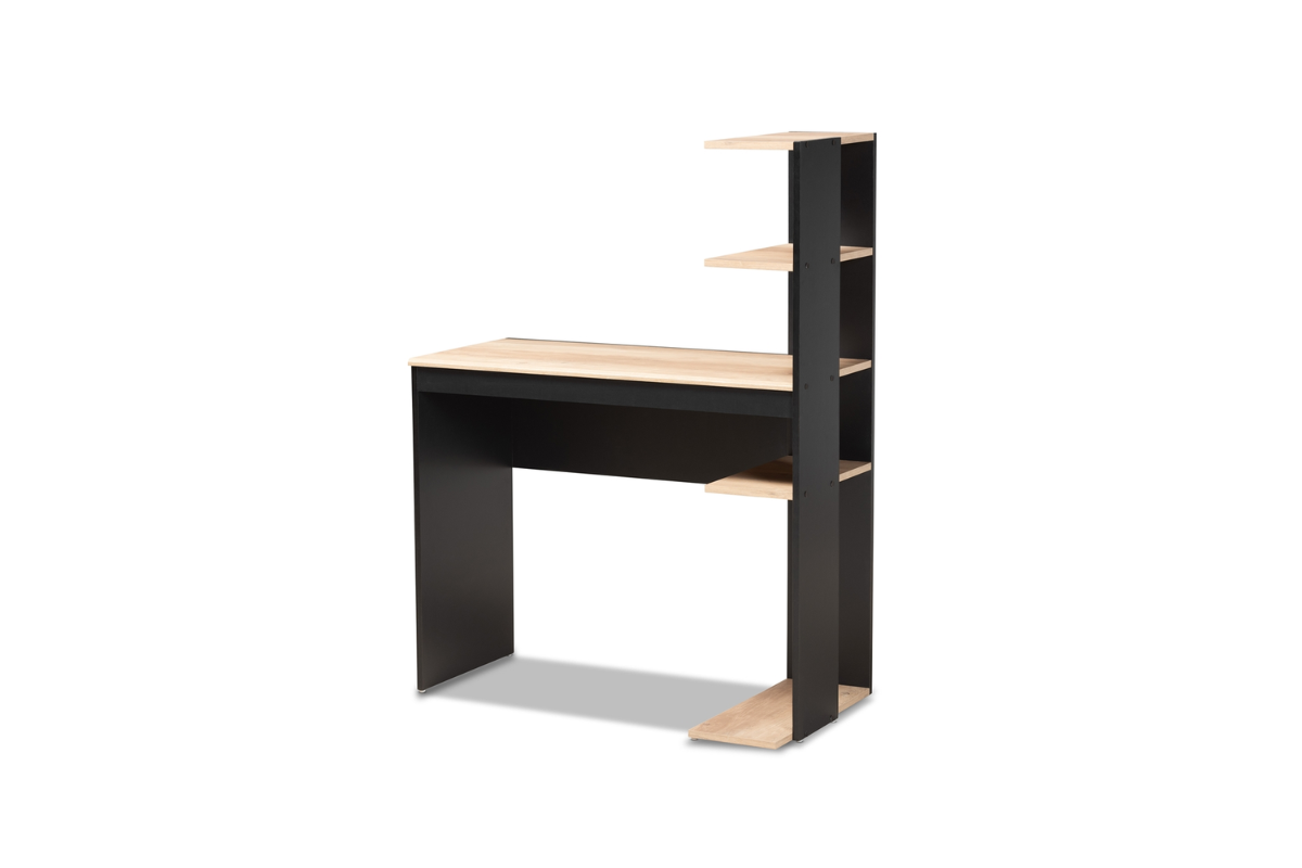 Skyline Decor Two-tone Finished Wood Desk