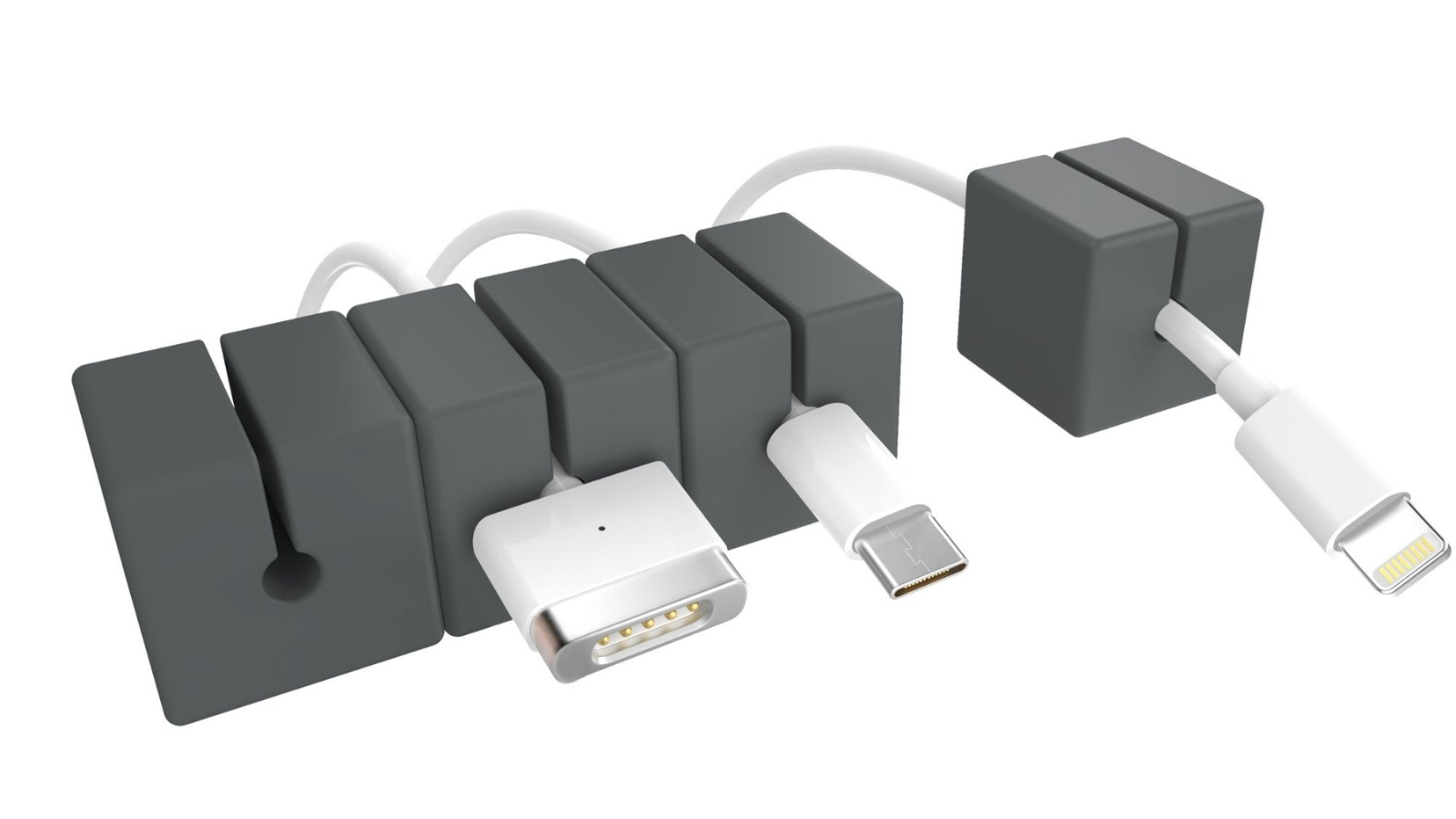 Function101 Cable Blocks - 4 Packs: Magnetic cable management