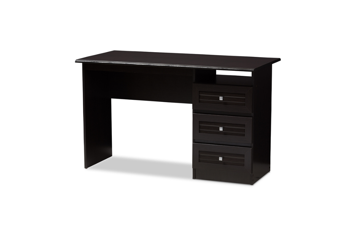 Skyline Decor Carine Desk: Wenge Finished Wood