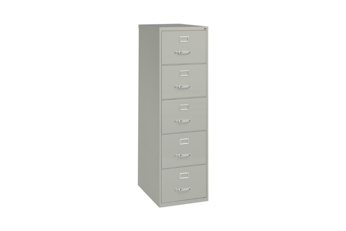 File 5Drawer, 18" x 26.5" x 61" Security Lock, Heavy Duty