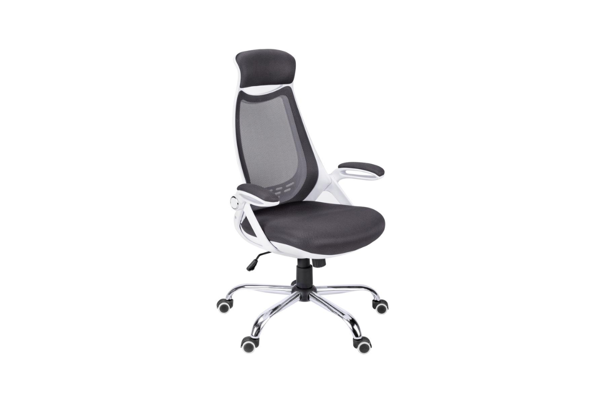 Trio Supply House Specialties White/Gray: Office Chair