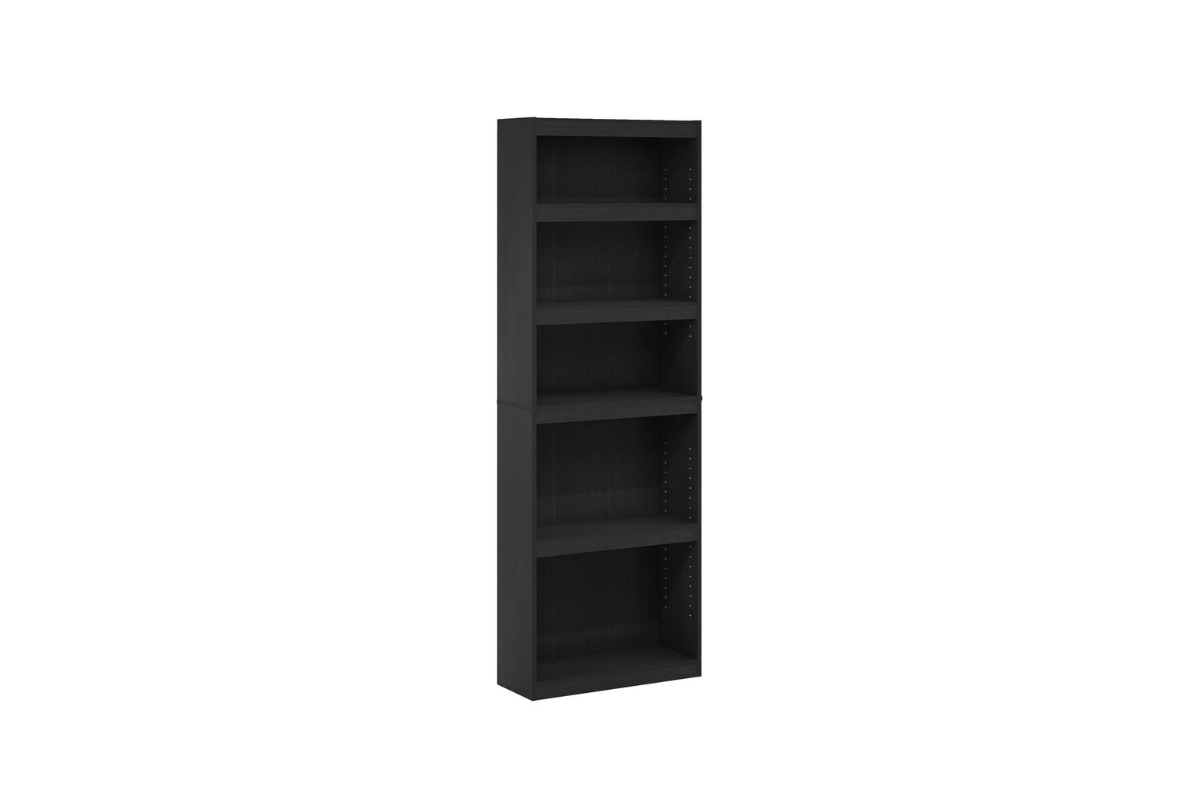 Trio Supply House 5-Tier Shelf Bookcase: Blackwood
