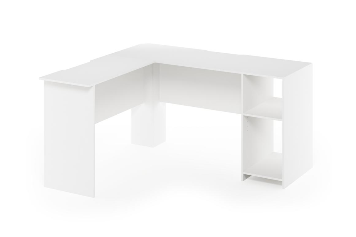 Trio Supply House Indo L-Shaped Desk with Bookshelves