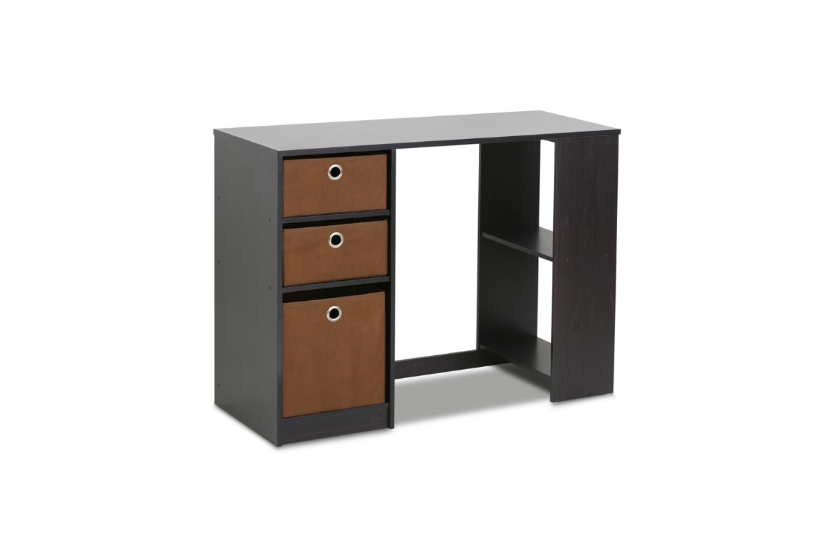 Trio Supply House Modern Computer Study Desk: Espresso