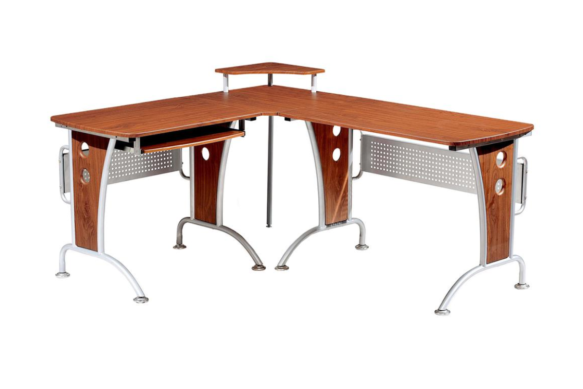 Trio Supply House LShaped Computer Desk Keyboard Tray