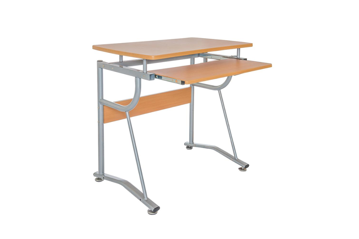 Trio Supply House Computer Desk With: Side Shelf