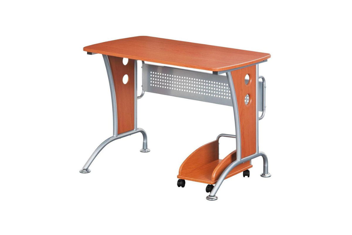 Trio Supply House Computer Desk: Mobile CPU Caddy