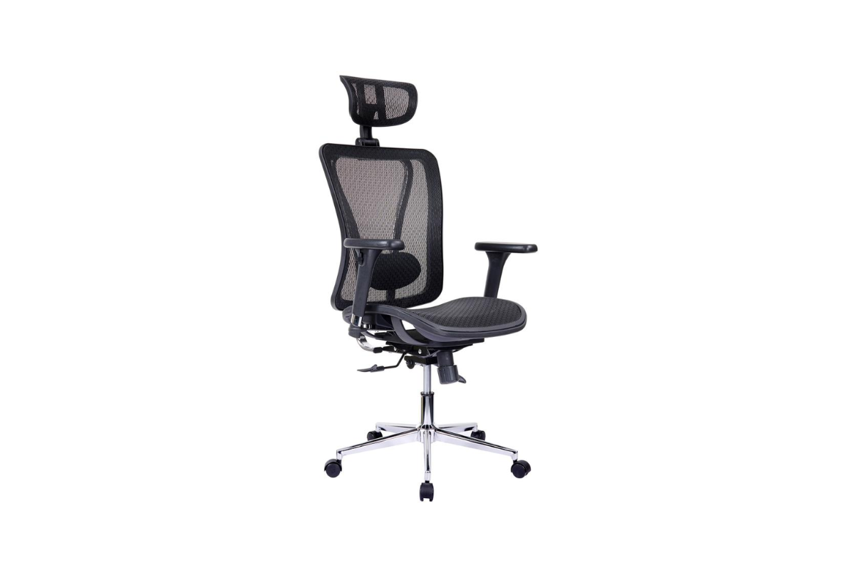 Trio Supply House Mesh Office Chair Arms and Headrest