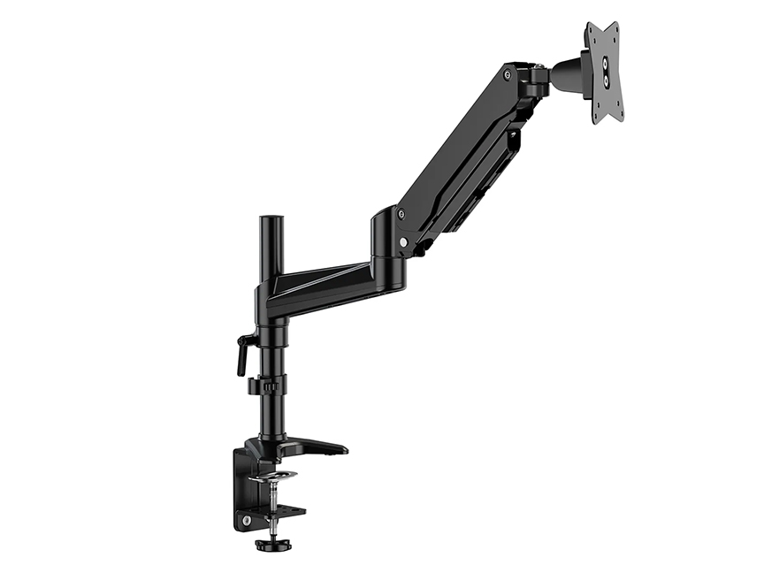 ErgoAV Gas Spring Desk Mount for Single Monitor: For 1 Monitor 13" - 34"