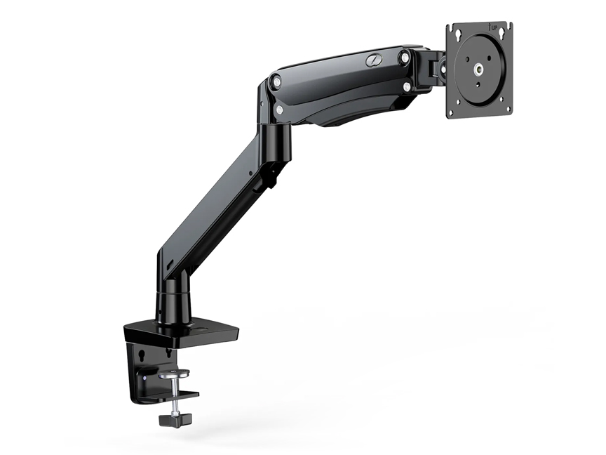 ErgoAV Gas Spring Desk Mount for Single Monitor: For 1 Monitor 13" - 34"