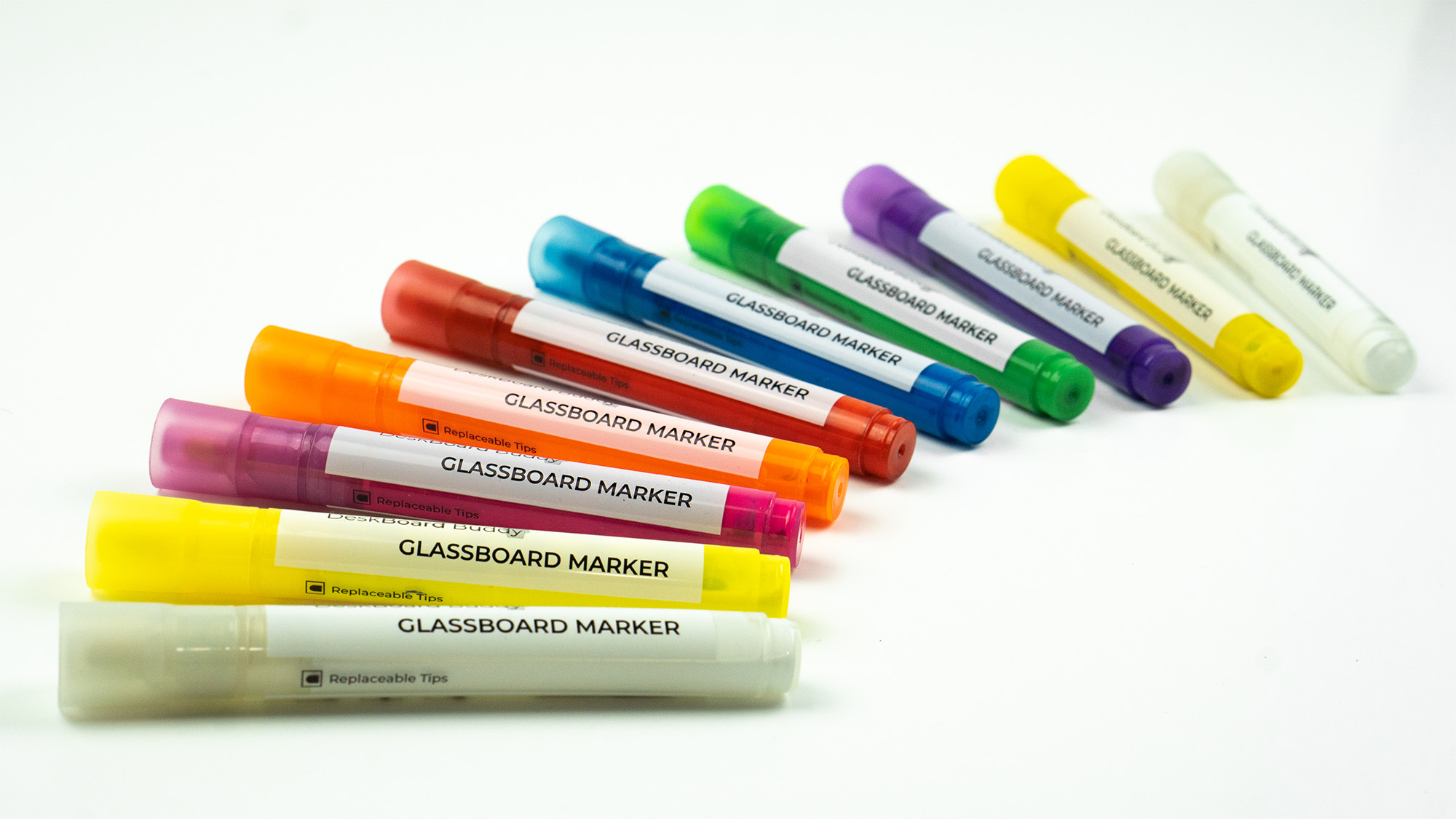 Dry Erase Markers - 12 Pack (FOR White DeskBoard Buddy)