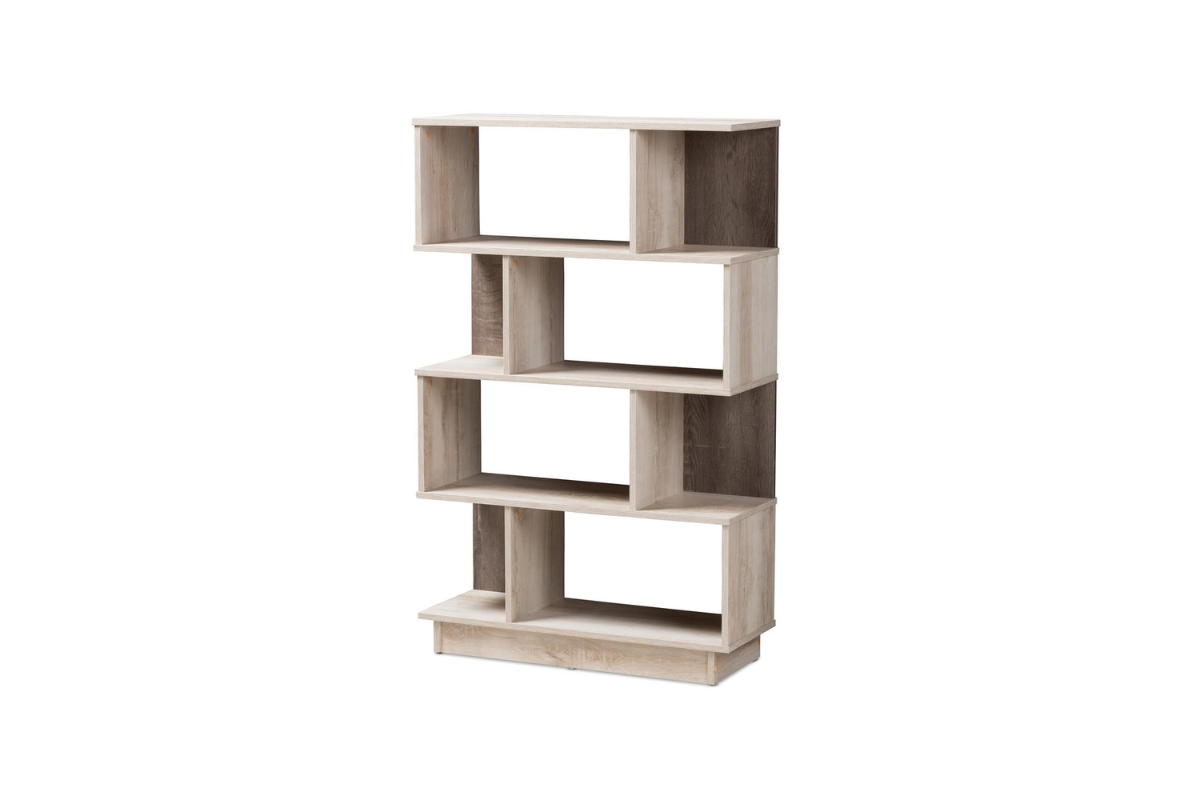 Skyline Decor Teagan Modern and Oak: Display Bookcase