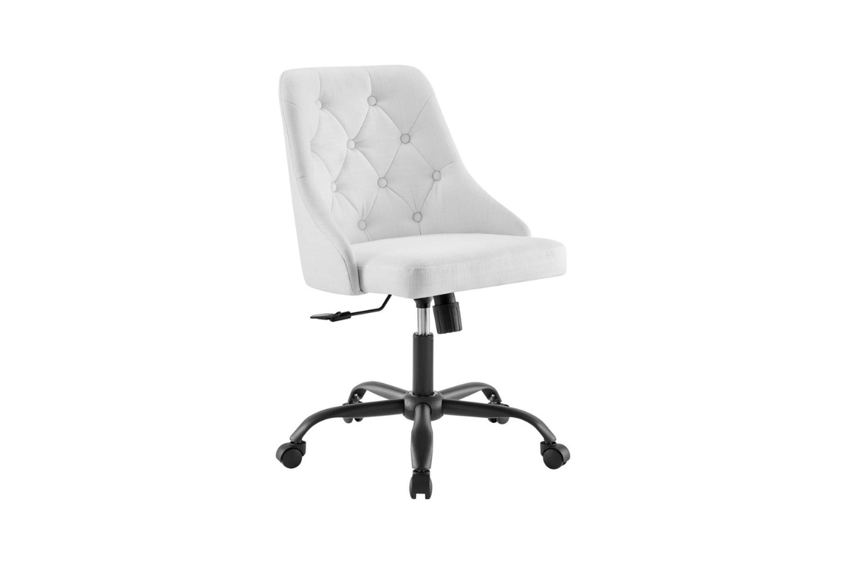 Trio Supply House Distinct Tufted Swivel Upholstered Office Chair
