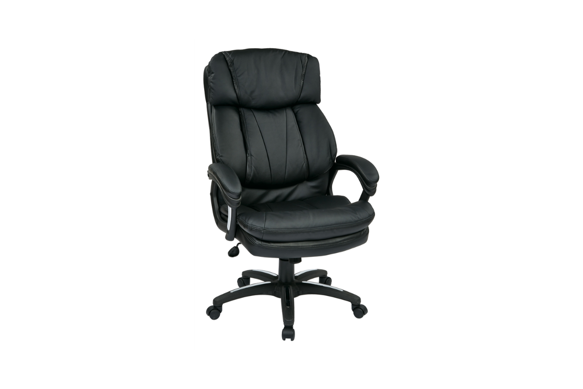 Trio Supply House Oversized Faux Leather: Executive Chair