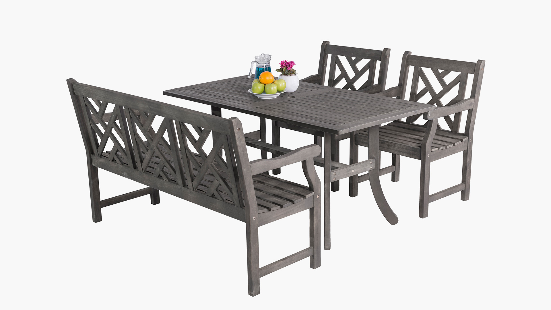 renaissance outdoor patio dining set