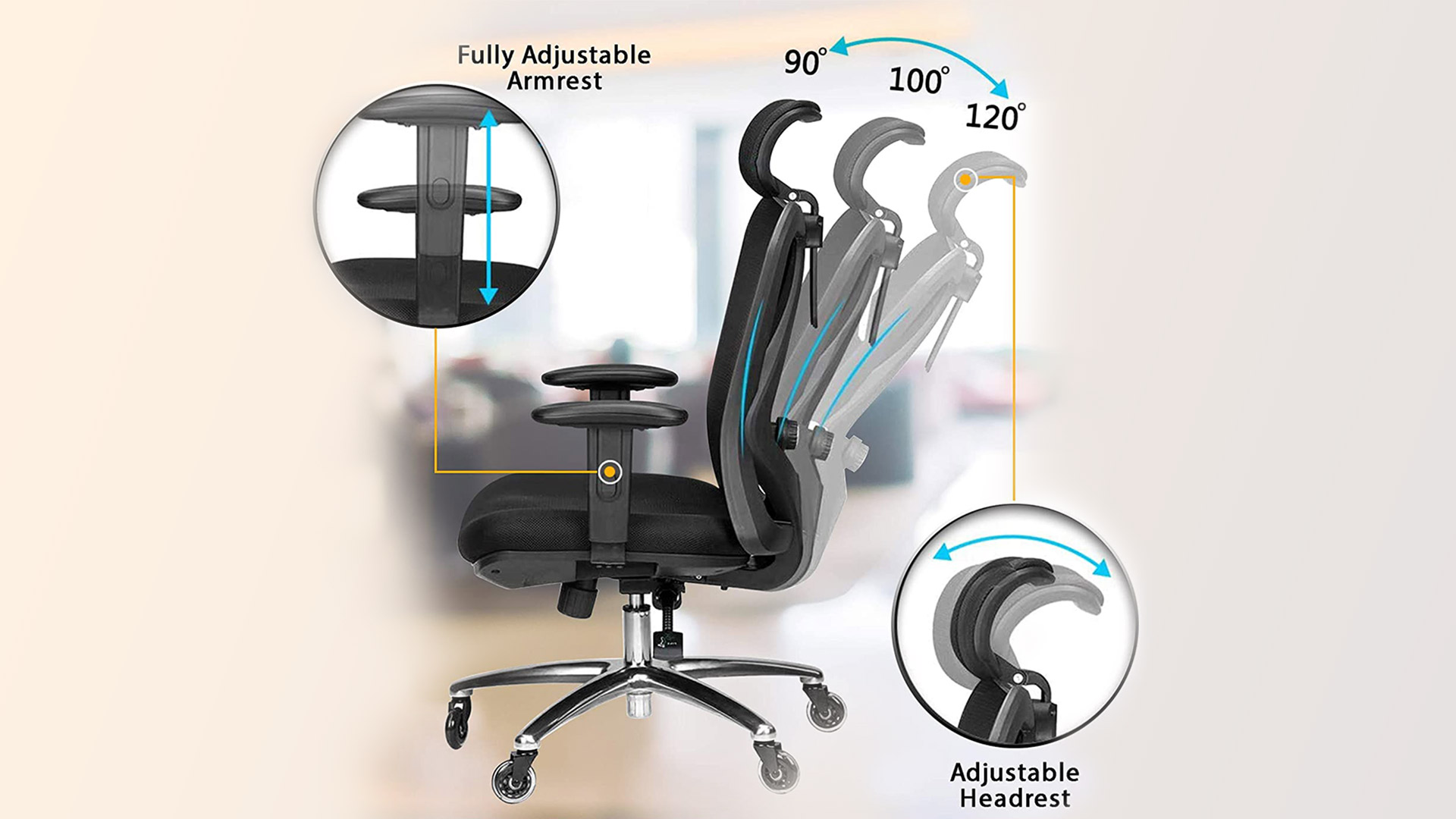 Duramont ergonomic adjustable office new arrivals