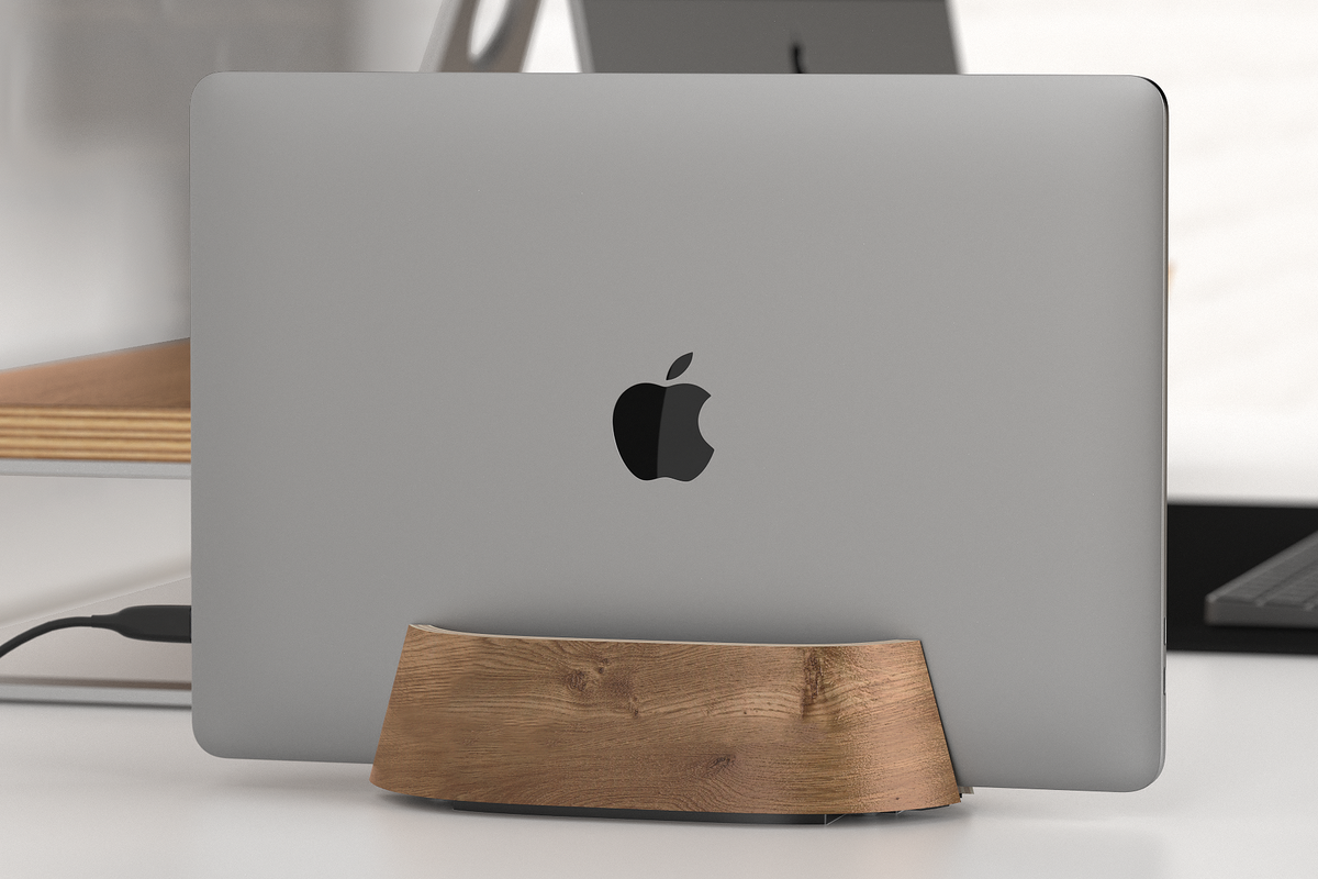 HumanCentric Vertical Laptop Stand Adjustable Laptop Holder