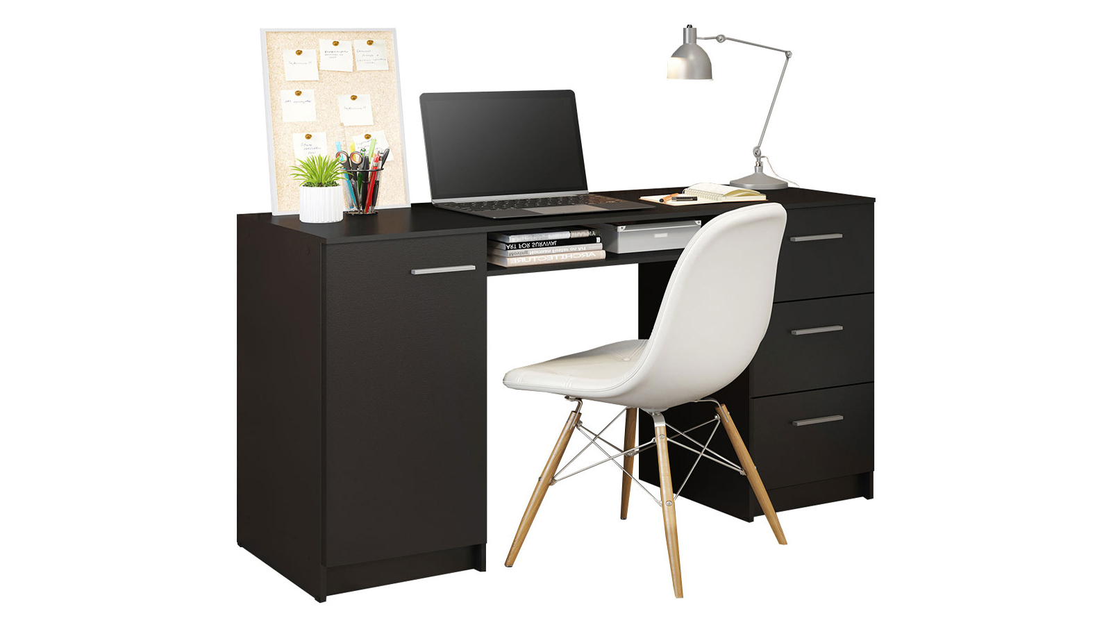 Madesa - Bureau Gamer Moderne, Bureau d'ordinateur, Gaming Bureau