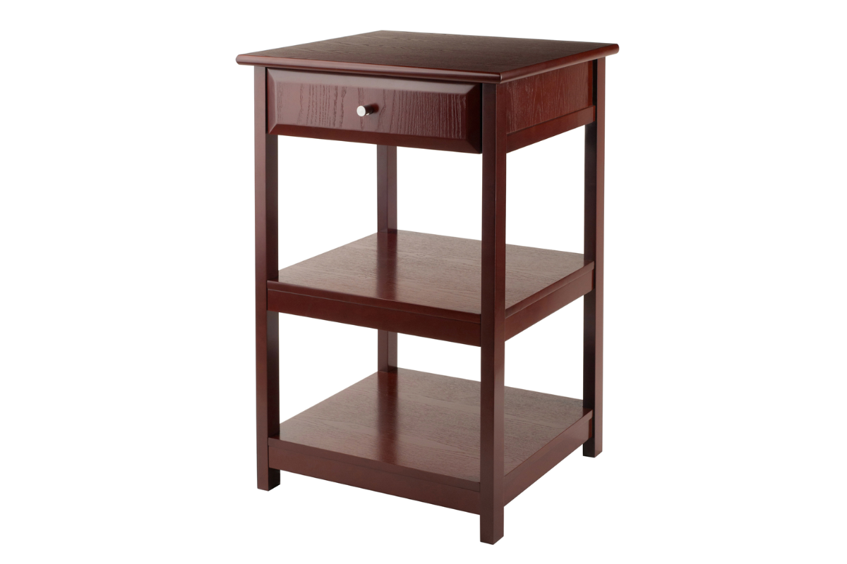 Skyline Décor Delta Home Office Printer Stand, Walnut: Printer Stand