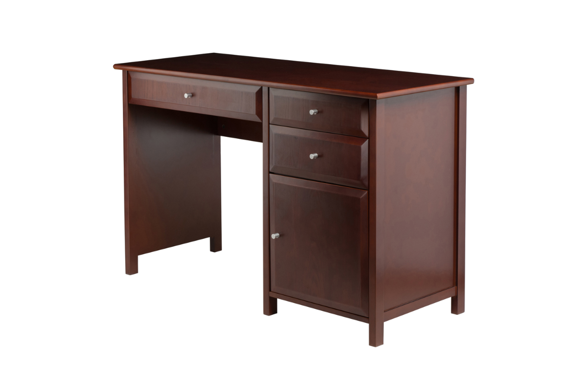 Skyline Décor Delta Office Writing Desk Walnut: Writing Desk