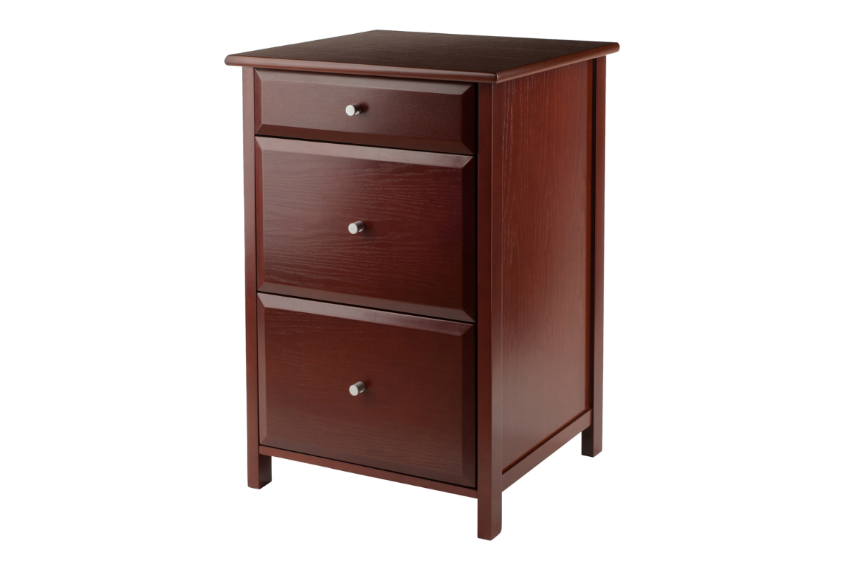 Skyline Décor Delta Home Office File Cabinet, Walnut: Home Office