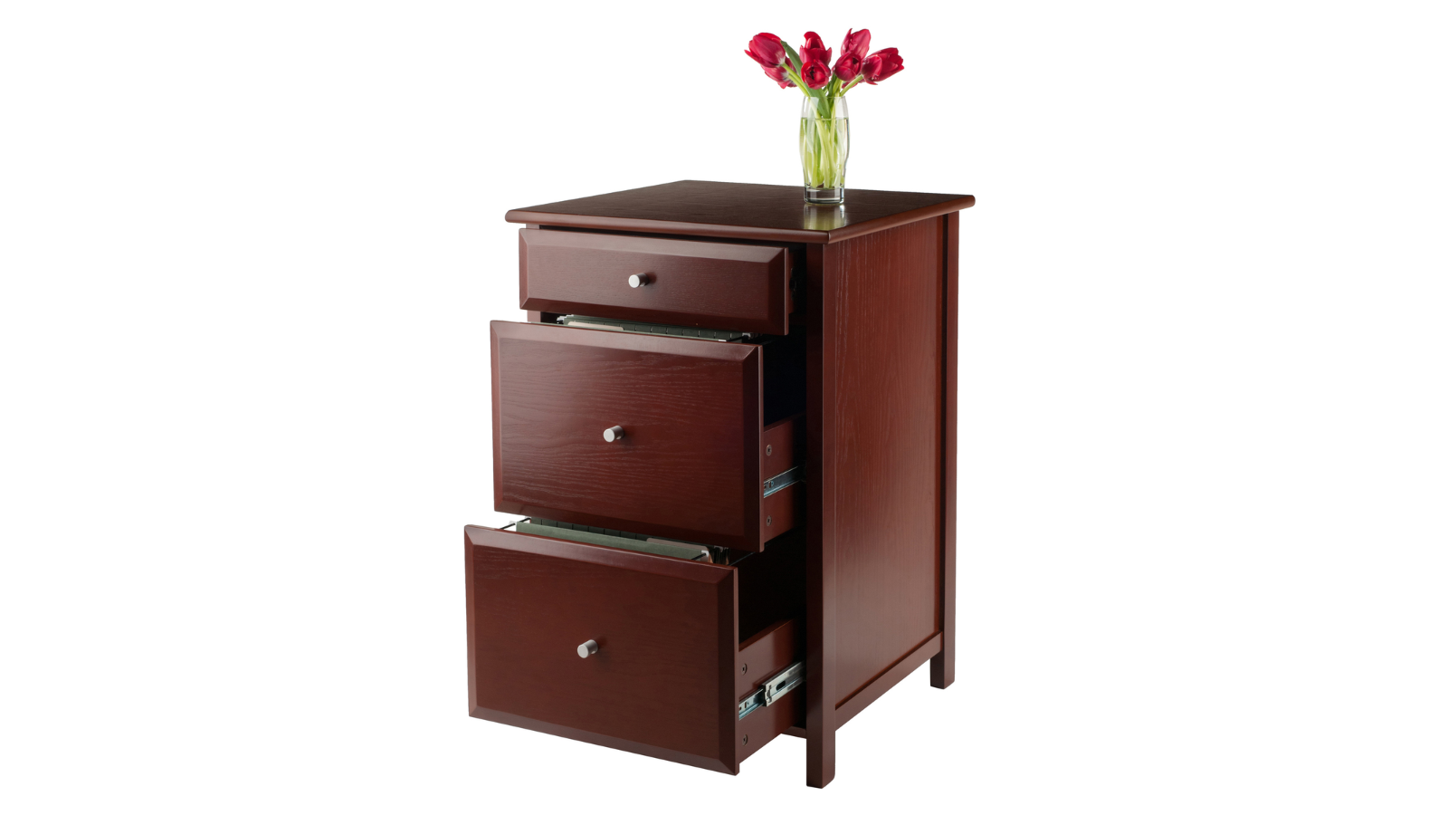 Skyline Décor Delta Home Office File Cabinet, Walnut: Home Office