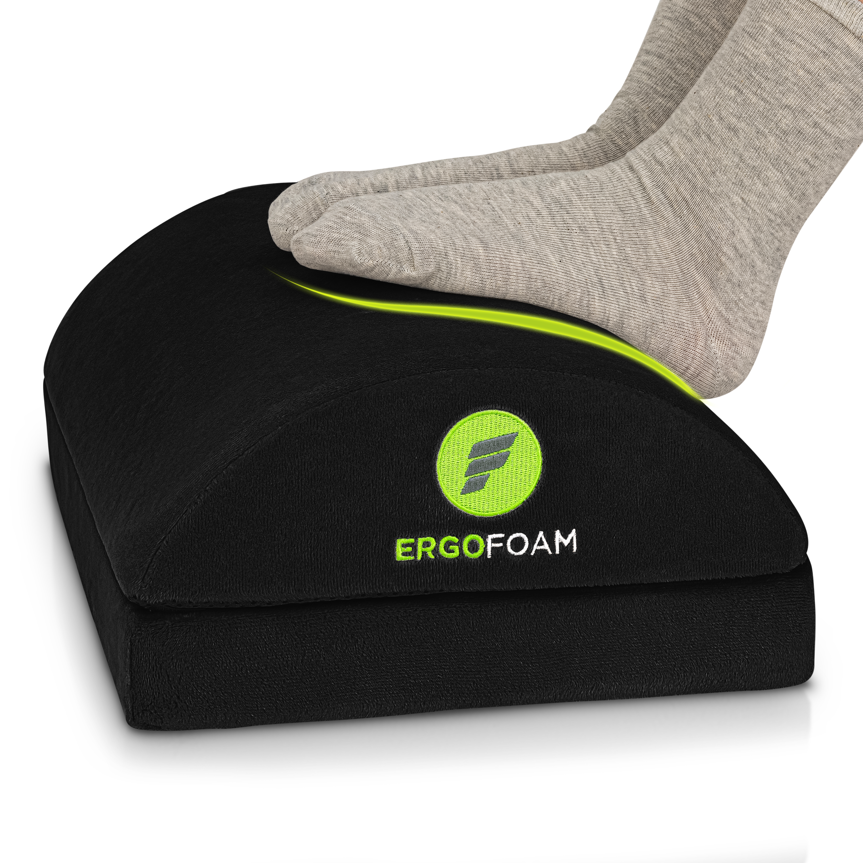 ErgoFoam Adjustable Foot Rest (Velvet)