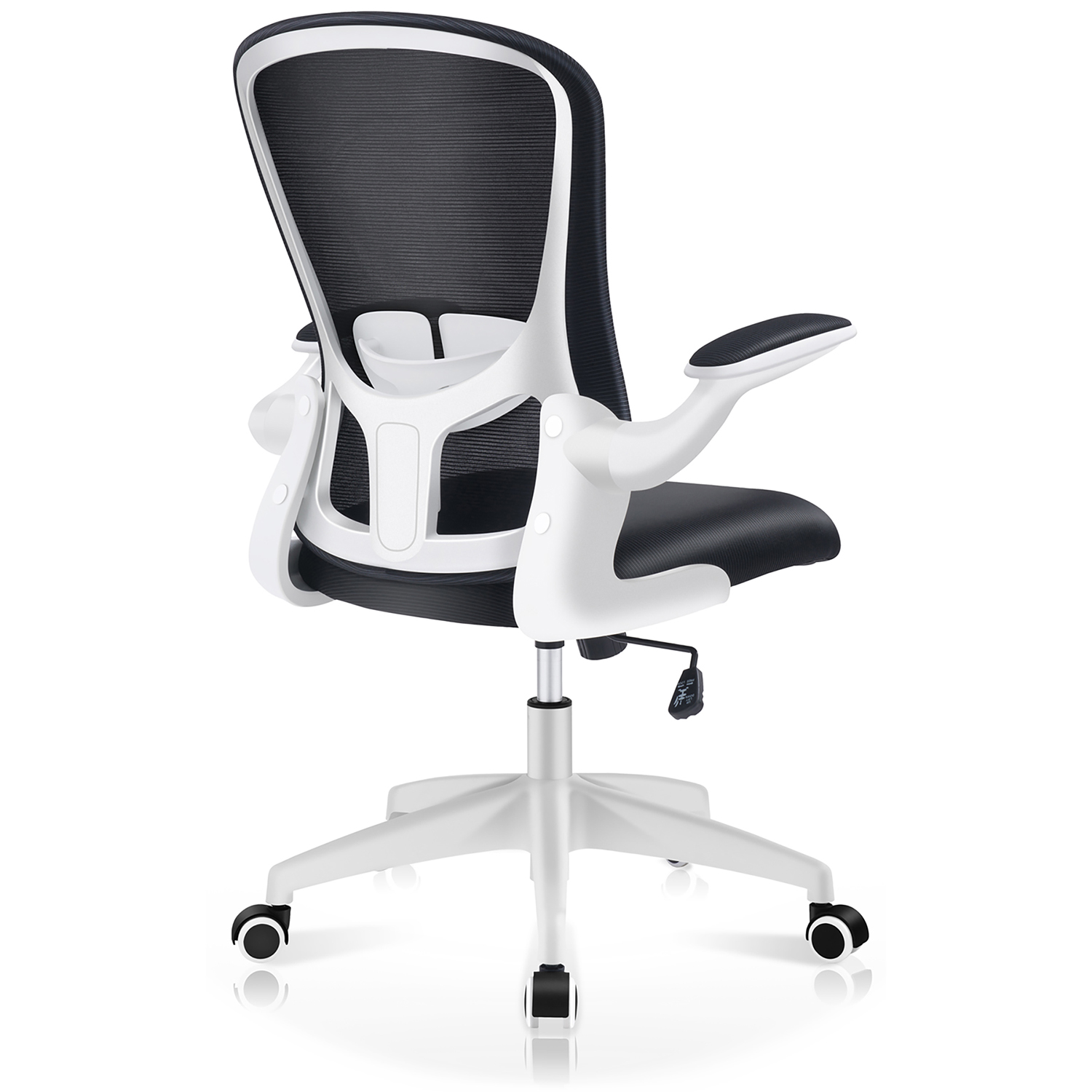 white mesh office chair ergonomic