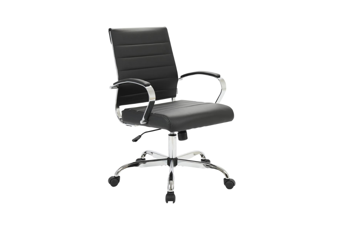 Skyline Decor Benmar Leather Ergonomic  Chair