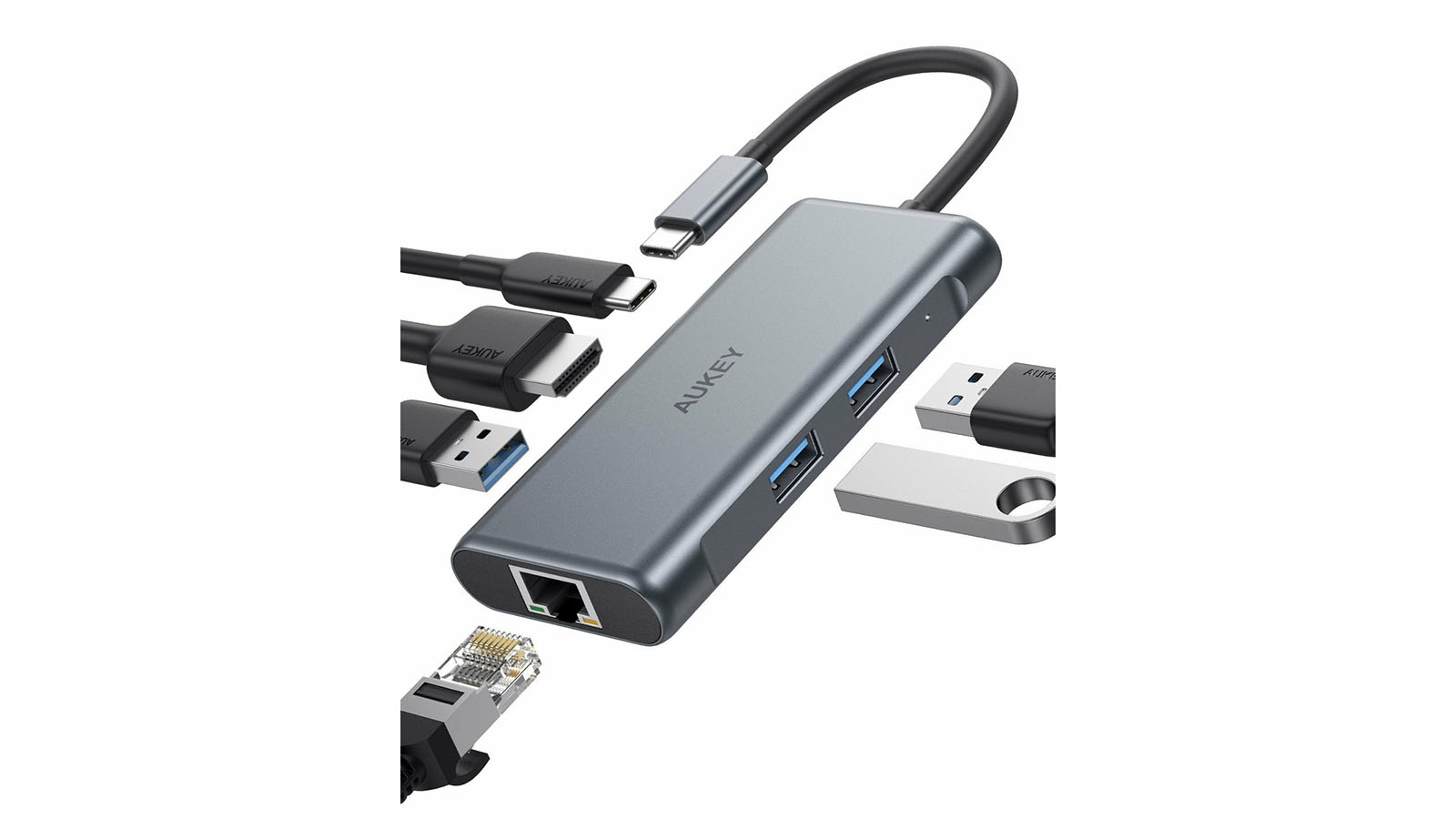 6Blu 6-in-1 USB-C Hub Adapter: Turn one port into a 6-in-1 hub