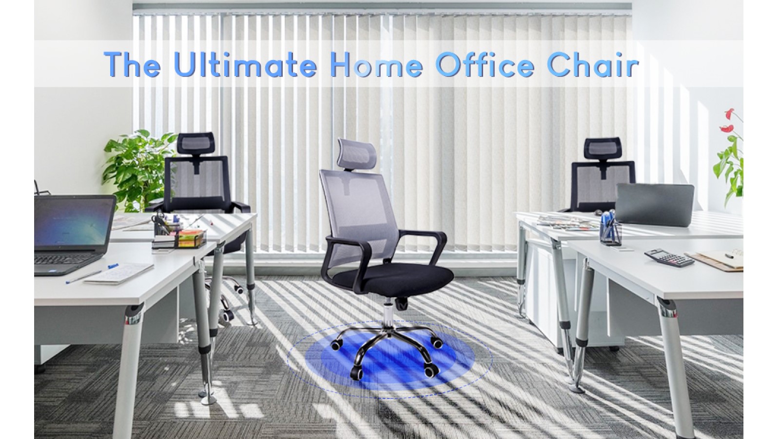 Ergonomic Mesh Mid Back Office Chair with Lumbar Support - Black – US Office  Elements