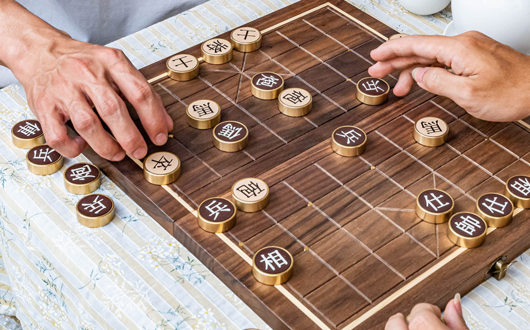 Pewter chinese chess set popular