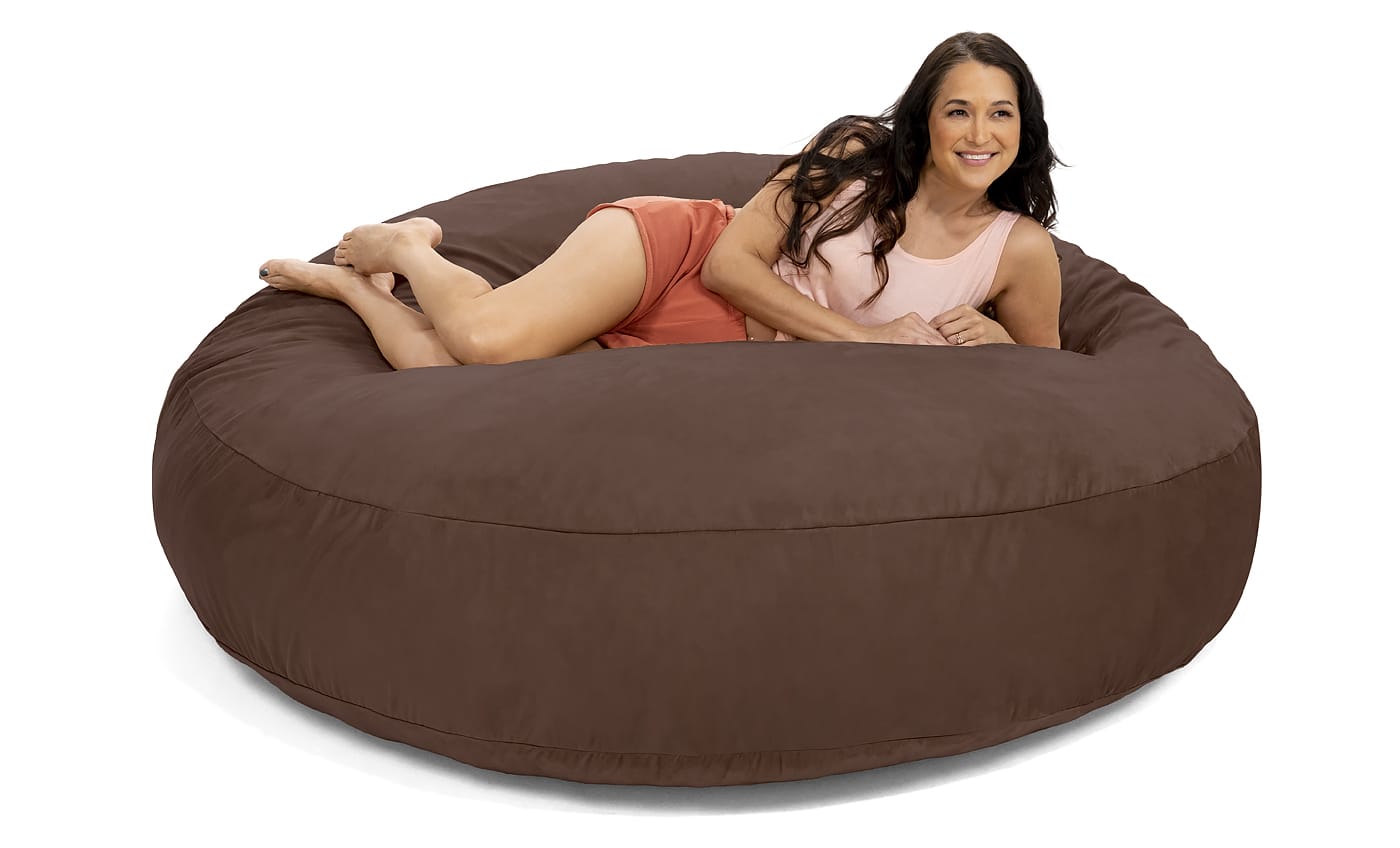 Jaxx 6' Cocoon Large Bean Bag Chair in Camel