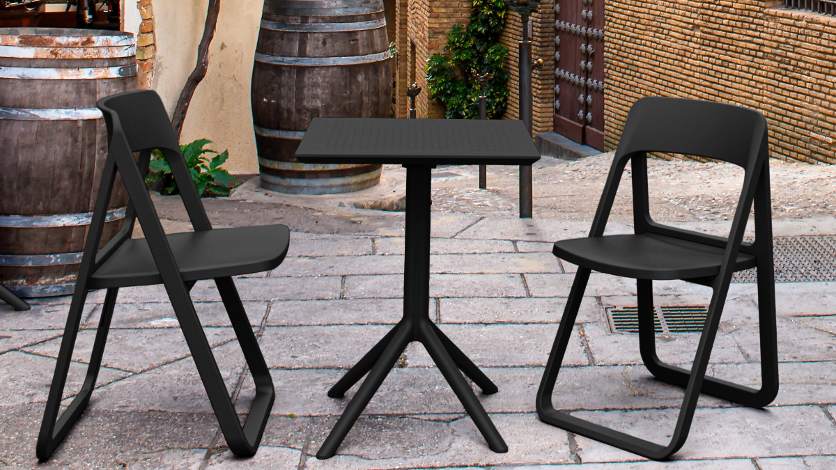 Compamia Dream Folding Bistro Set: Outdoor