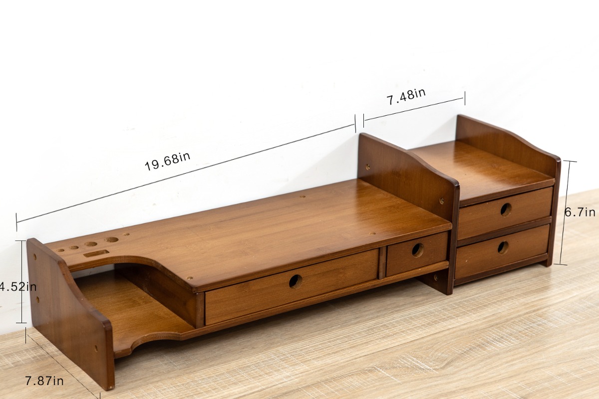 Bamboo Monitor Stand