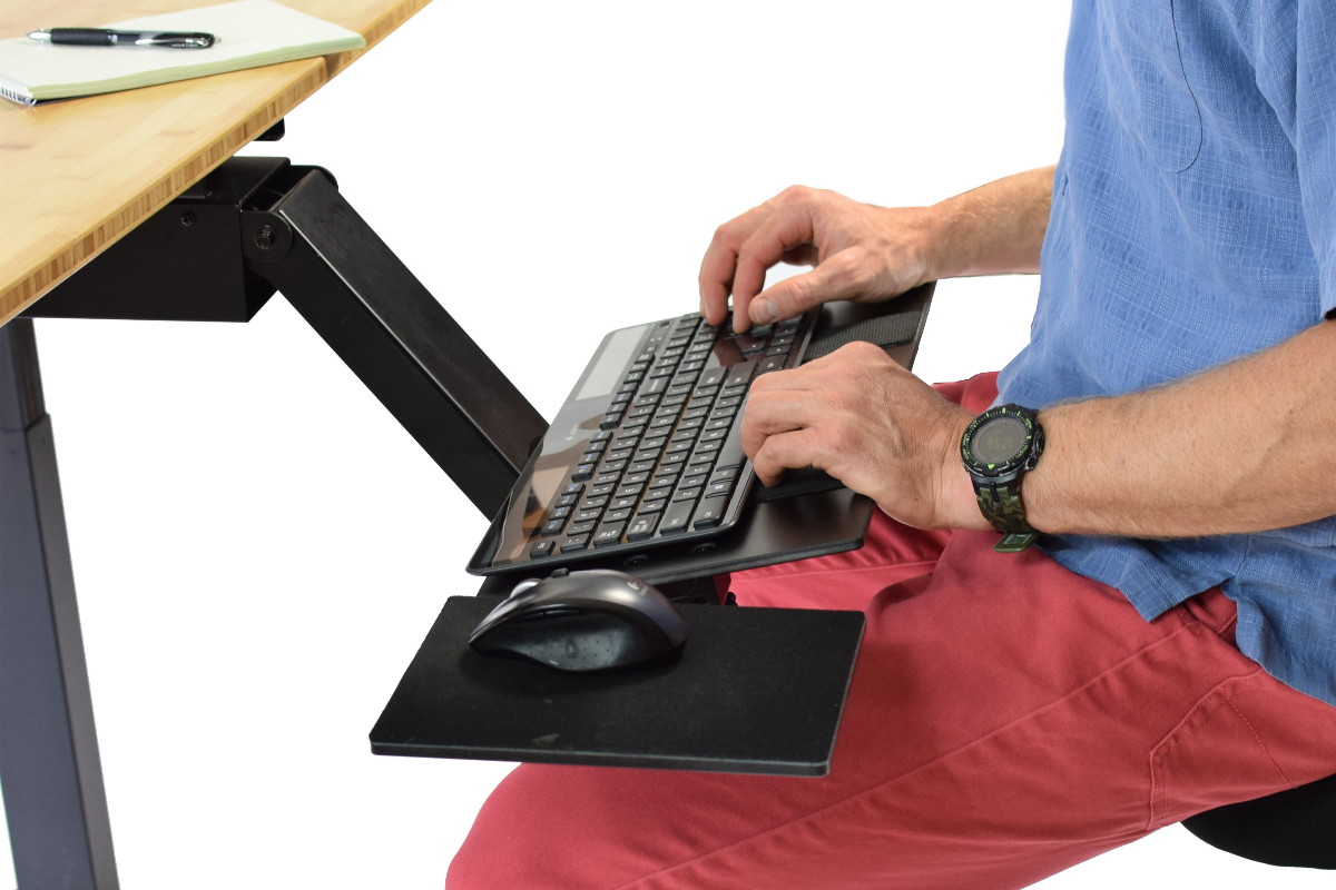 Uncaged Ergonomics KT2 And Sit Stand Keyboard Tray