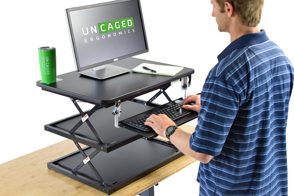 Uncaged Ergonomics UncagedErgonomics CHANGEdesk - Standing Desk Riser: Converter