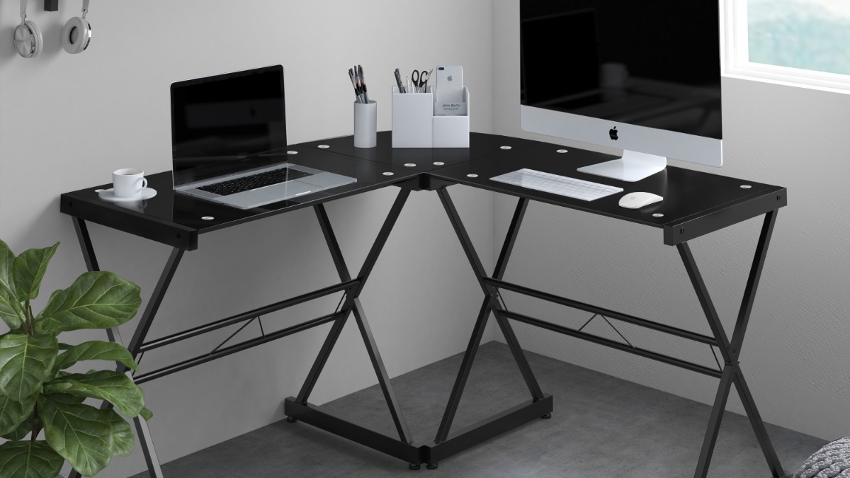 Techni Mobili L-Shaped Desk