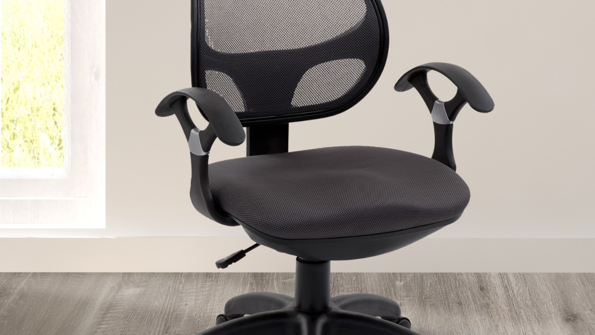 Techni Mobili Midback Mesh Task Office Chair