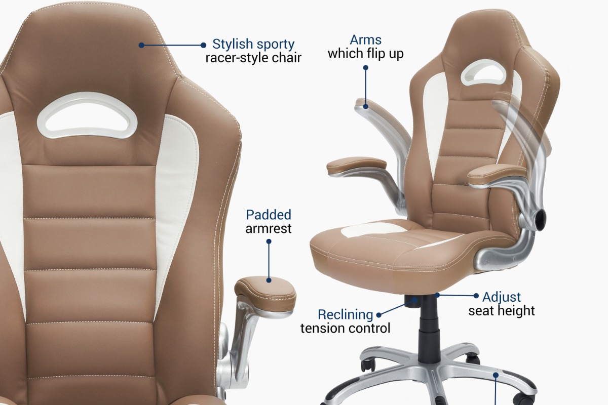 Techni Mobili High Back Executive Office Chair - Main Image