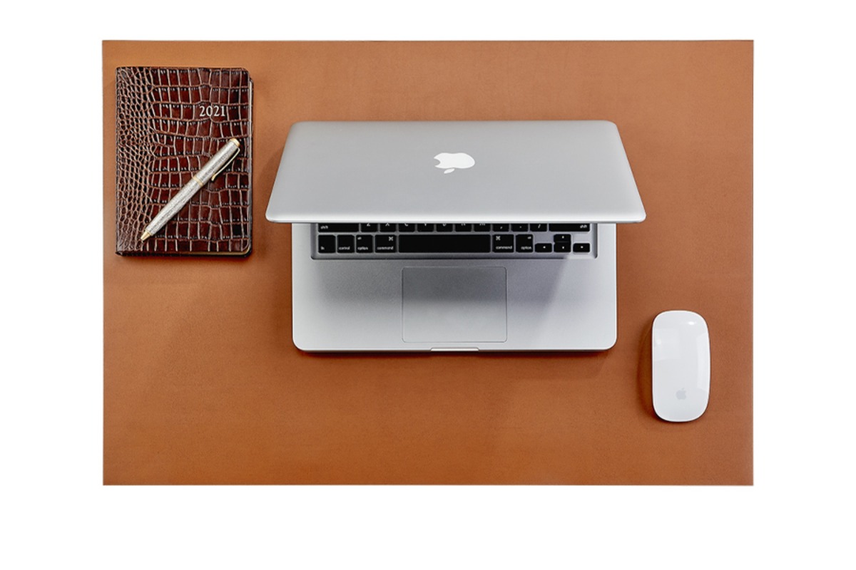 Two Sided Leather Desk Blotter