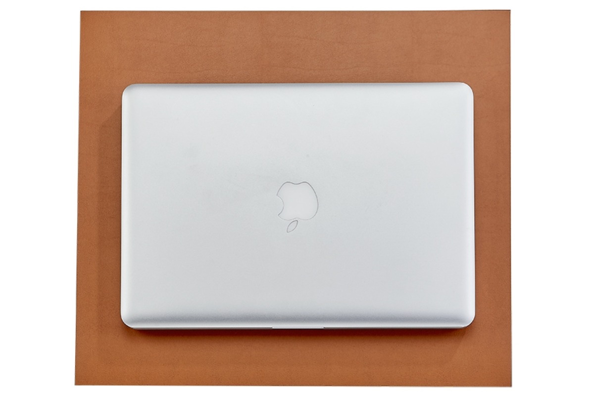 Two Sided Leather Laptop Desk Mat