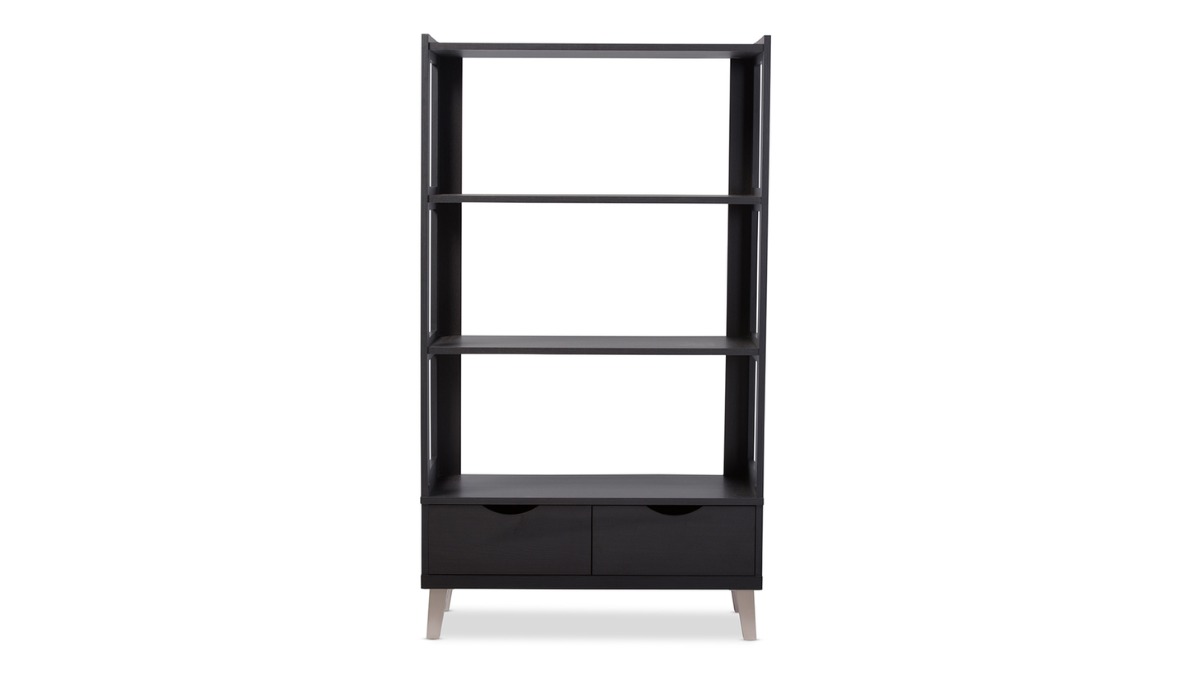 Skyline Decor Kalien Bookcase: With Display Shelves And Two Drawers