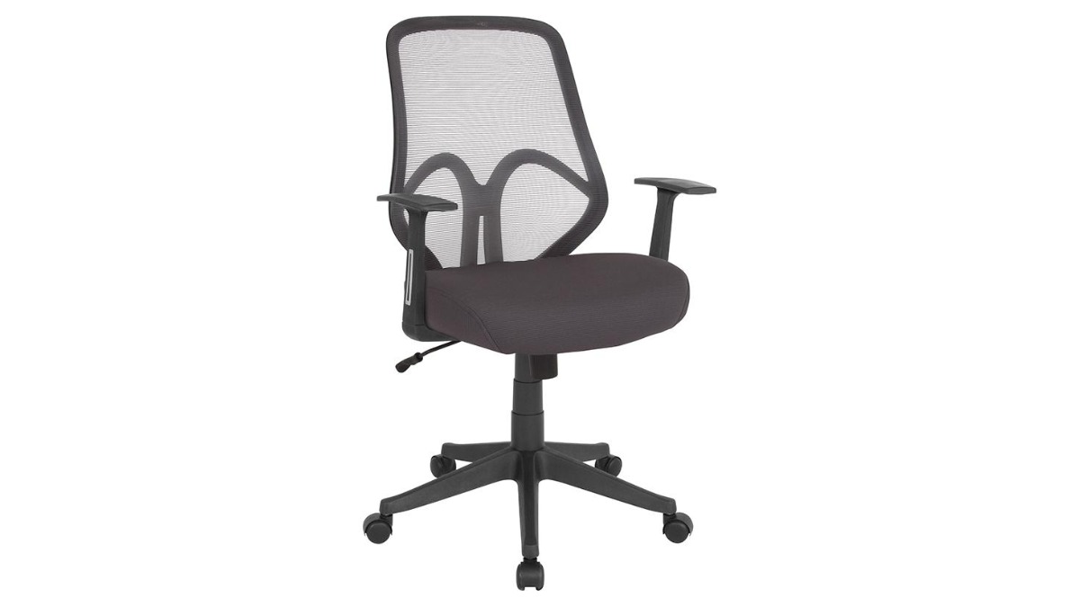 Skyline Decor High Back Mesh: Office Chair with Arms