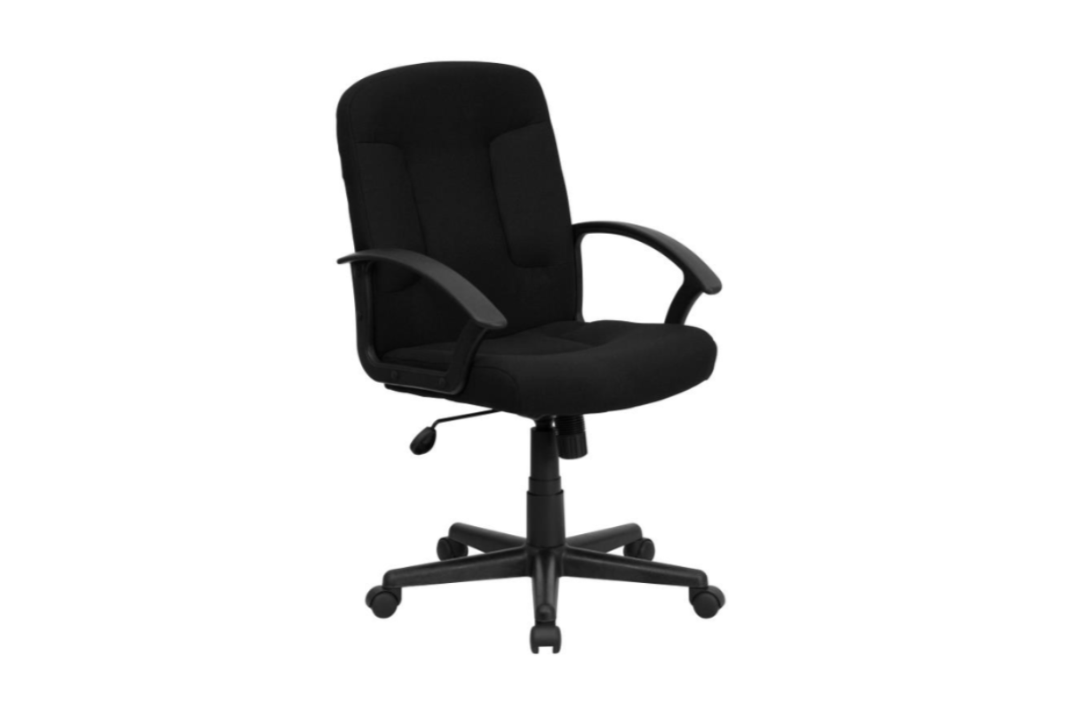 Executive Fabric Swivel Chair Price Black MID-Back Mesh Office